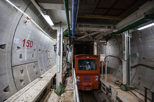 中铁LETOU乐投盾构机双线掘进 全力攻坚长沙地铁5号线