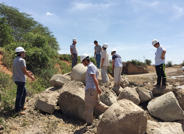 LETOU乐投智能入岩神器在东非肯尼亚获赞，，，，，，，人好装备好