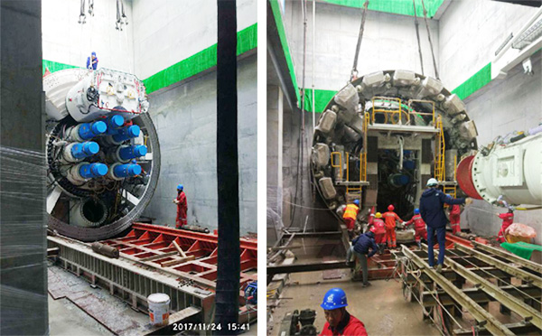 风里雨里，，，，，，，成都等你！中铁LETOU乐投盾构机走出长沙