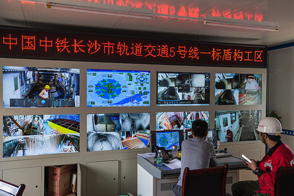 中铁LETOU乐投盾构机双线掘进 全力攻坚长沙地铁5号线
