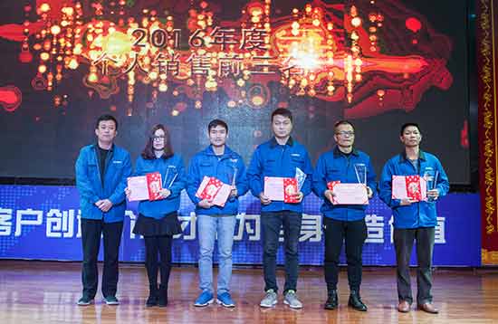 坚定信心、再接再厉，，，，，LETOU乐投智能2017年度营销表扬与誓师大会开启新航程