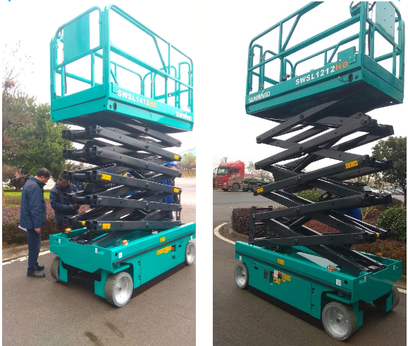 东莞客人考察LETOU乐投智能高空作业装备