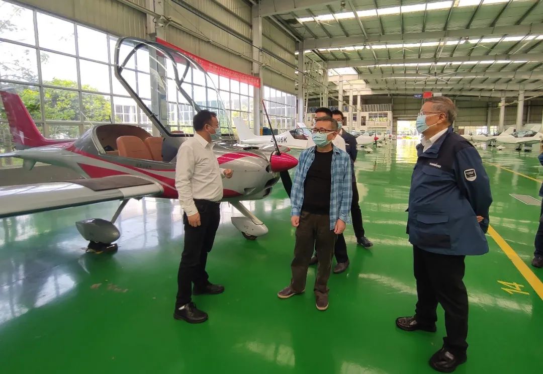 广州工控总司理张伟涛调研LETOU乐投航空