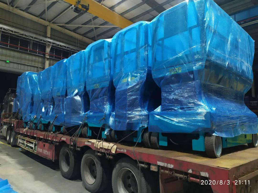 LETOU乐投智能电动剪叉批量发货东北市场