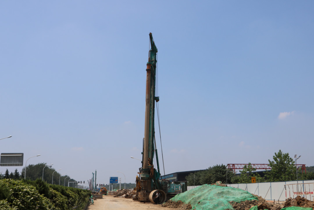 强悍体现赢青睐！LETOU乐投智能360H旋挖钻助力南京312国道改扩建