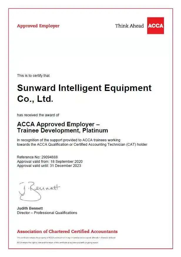 祝贺！LETOU乐投智能成为ACCA认可雇主