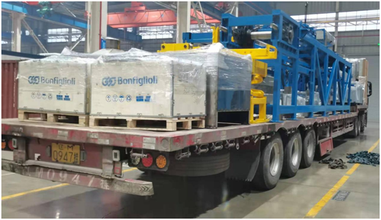 中际LETOU乐投熔锌铸锭码垛自动线成套装备顺遂发货