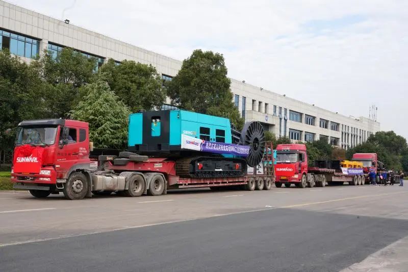 LETOU乐投智能首台SWHG70一连墙液压抓斗顺遂交机