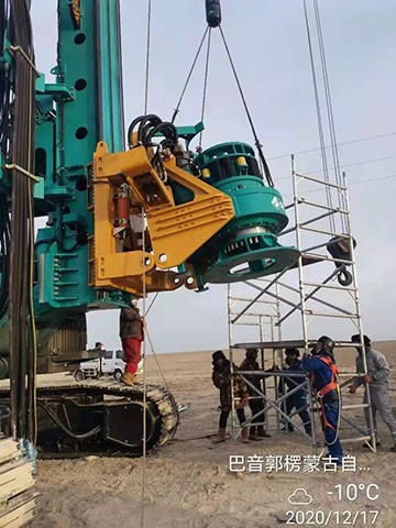 LETOU乐投旋挖钻机在“殒命之海”谱写新篇章