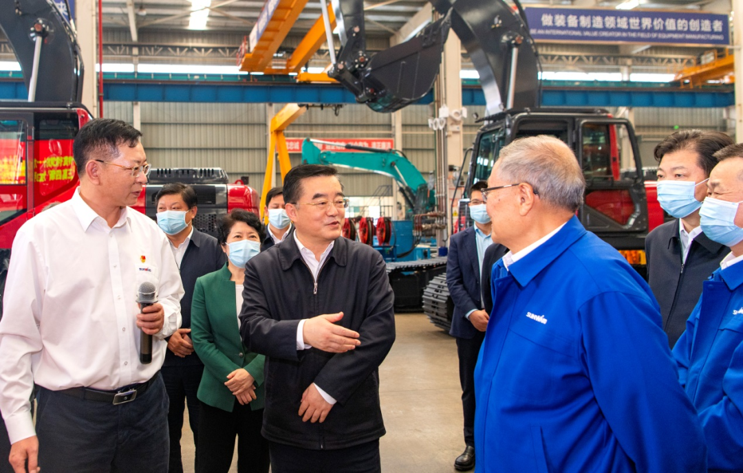 湖南省委书记张庆伟调研LETOU乐投智能