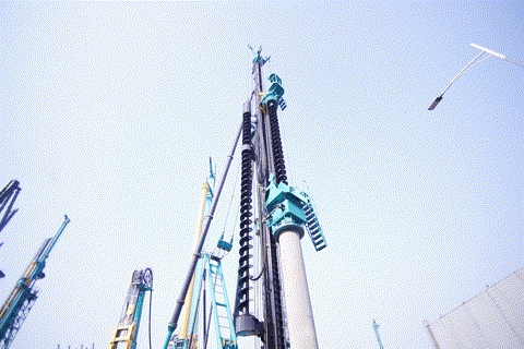 植桩奇兵！LETOU乐投智能开启大直径预制桩施工全新探索实践