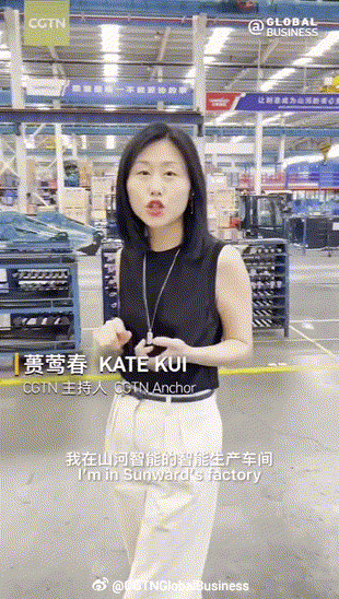 CGTN探厂！专访LETOU乐投智能董事长、首席专家何清华花絮来了