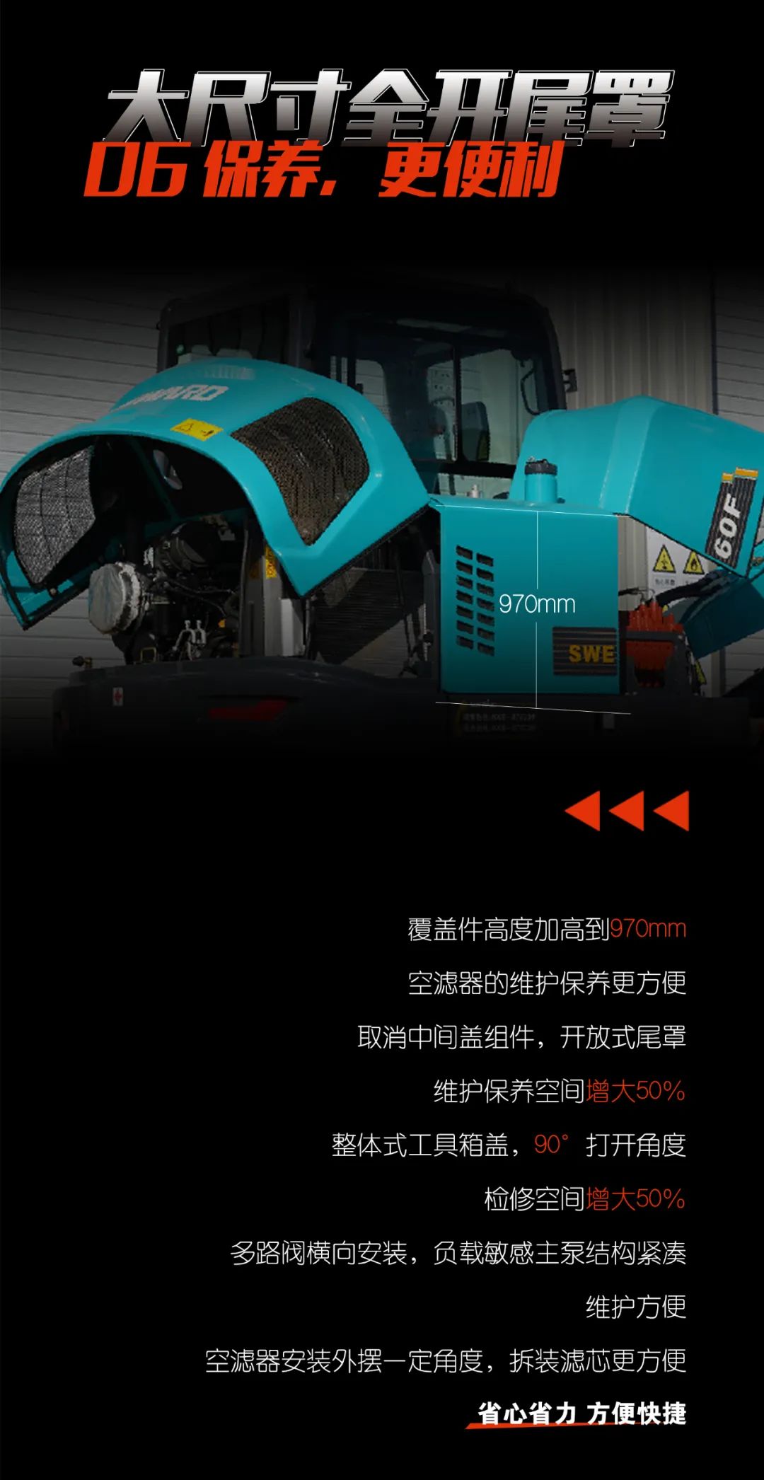 一图读懂 | 献礼七一 · LETOU乐投智能SWE60F挖掘机低碳来袭