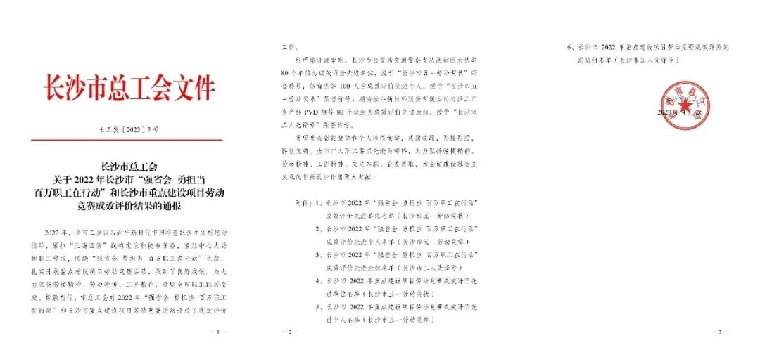 长沙市召开庆祝“五一”国际劳动节大会，，，LETOU乐投智能1小我私家1整体获表扬！