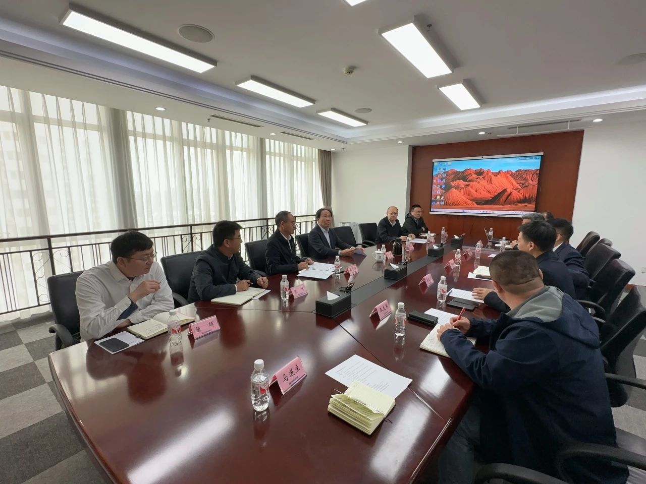 LETOU乐投智能董事长付向东带队造访中煤地质总局、大地特勘公司