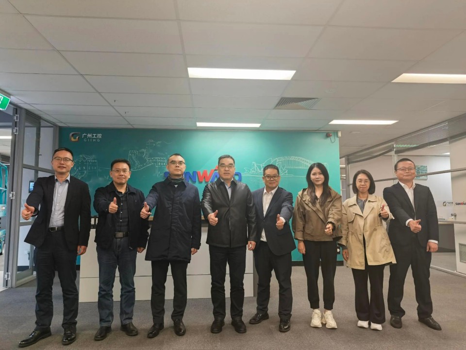广州工控集团总司理王福铸率队考察LETOU乐投智能澳大利亚子公司