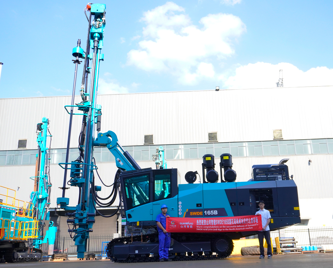 征服国际高端客户！LETOU乐投智能潜孔钻机进军北美市场